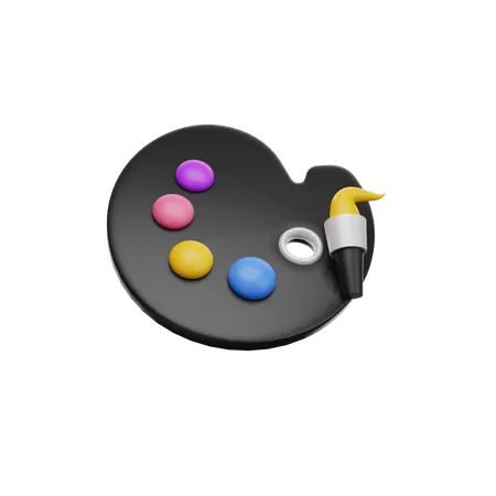 Color Palette 3 D Icon 3D Icon