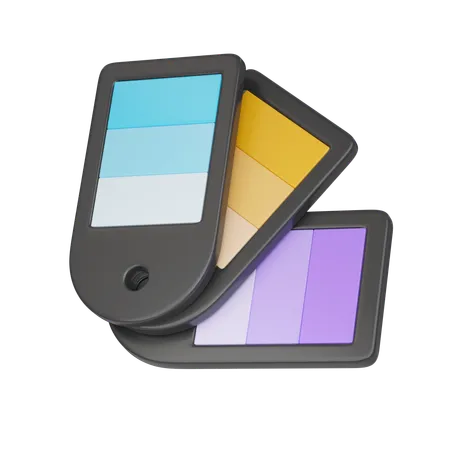 Color Palette Icon Digital Interface Tool Design Tool 3 D Illustration 3D Icon