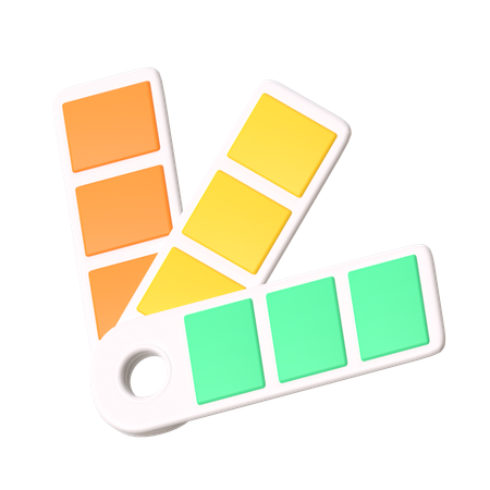 Color Palette  3D Icon