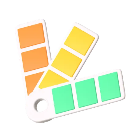 Color Palette  3D Icon