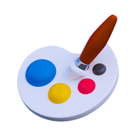 Color Palette  3D Icon