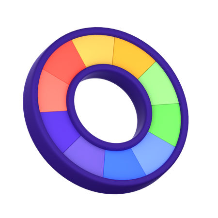 Color Palette  3D Icon