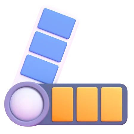 Color Palette  3D Icon