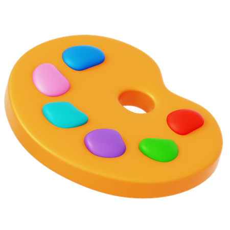 Color Palette  3D Icon