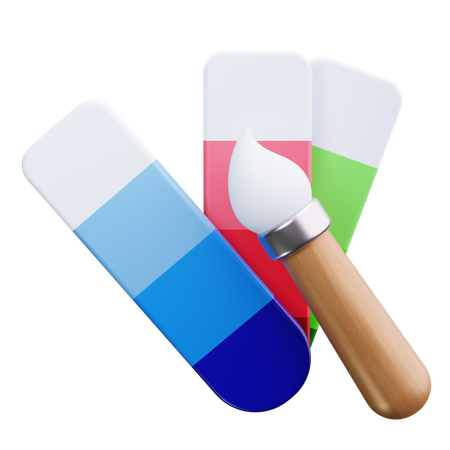 Color Palette  3D Icon