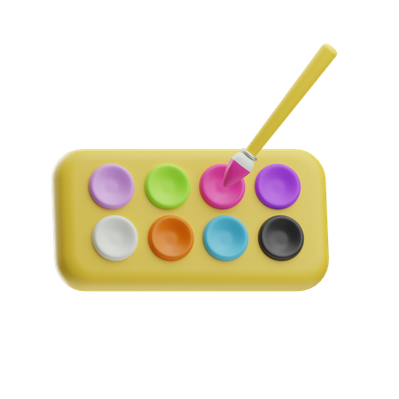 Color Palette  3D Icon