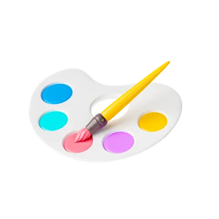 Color Palette  3D Icon