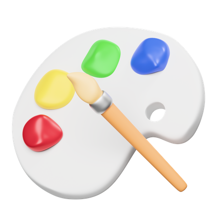 Color Palette  3D Icon