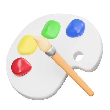 Color Palette  3D Icon