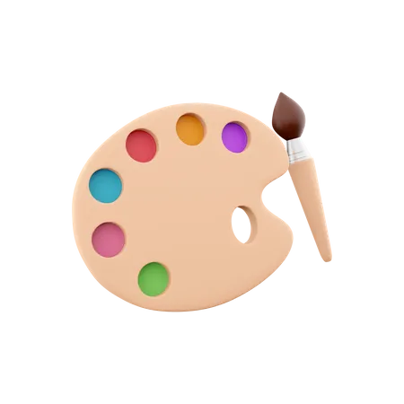 Color Palette  3D Icon