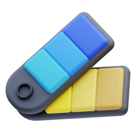 Color Palette  3D Icon