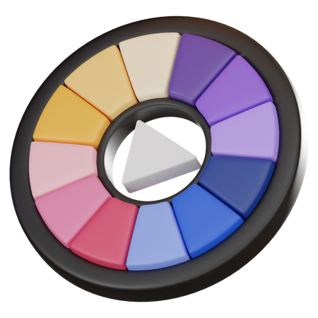 Color Palette  3D Icon