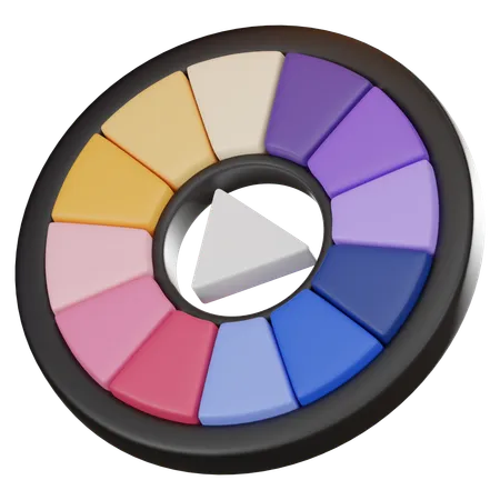 Color Palette  3D Icon