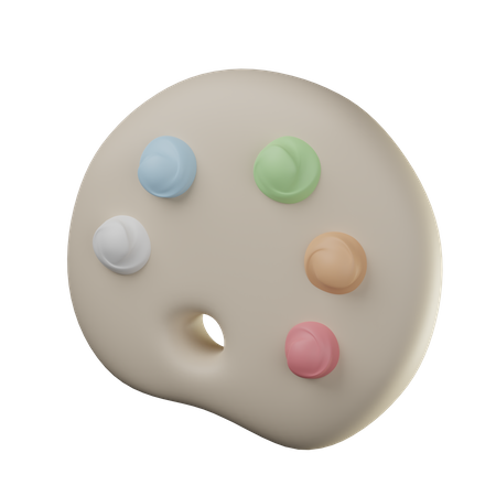 Color Palette  3D Icon