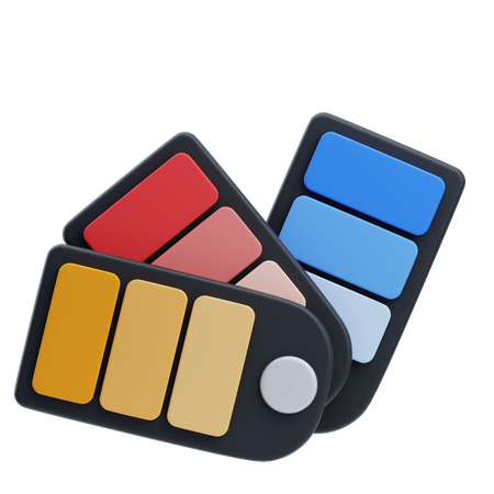 Color Palette  3D Icon