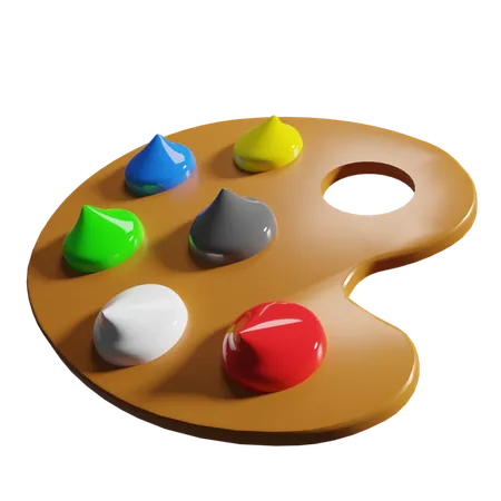 Color Palette  3D Icon