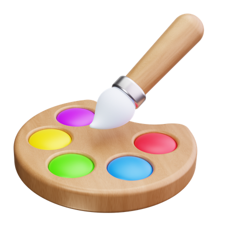 Color Palette  3D Icon