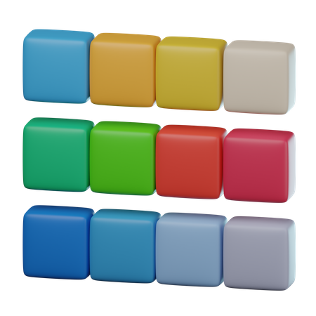 Color Palette  3D Icon