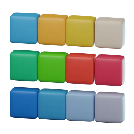 Color Palette  3D Icon