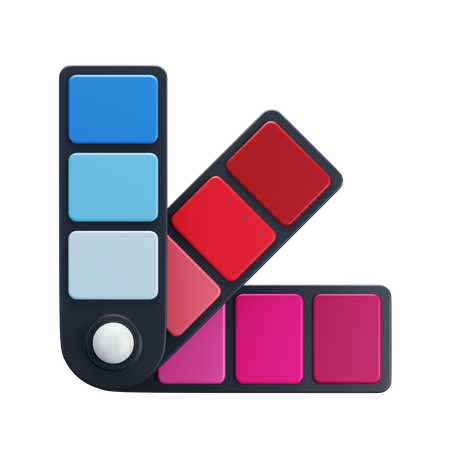 Color Palette  3D Icon