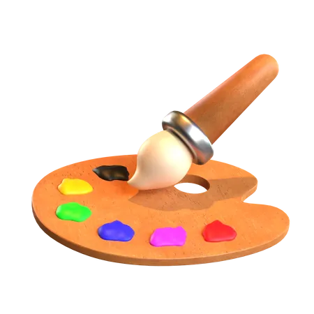 Color Palette  3D Icon