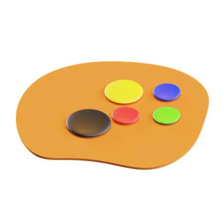 Color Palette  3D Icon