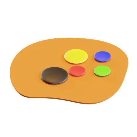 Color Palette  3D Icon