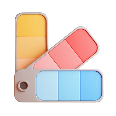 Color Palette  3D Icon