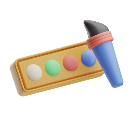 Color Palette  3D Icon