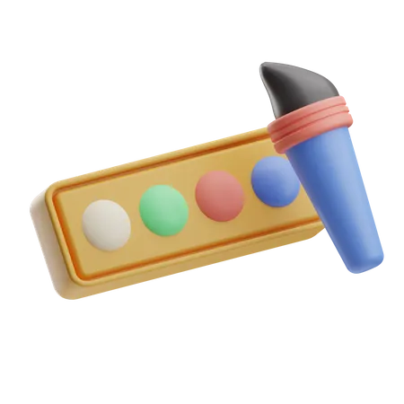 Color Palette  3D Icon