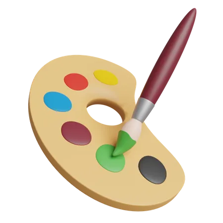 Color Palette  3D Icon