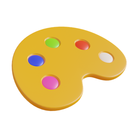 Color Palette  3D Icon