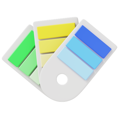 Color Palette  3D Icon