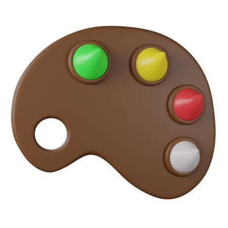 Color Palette  3D Icon