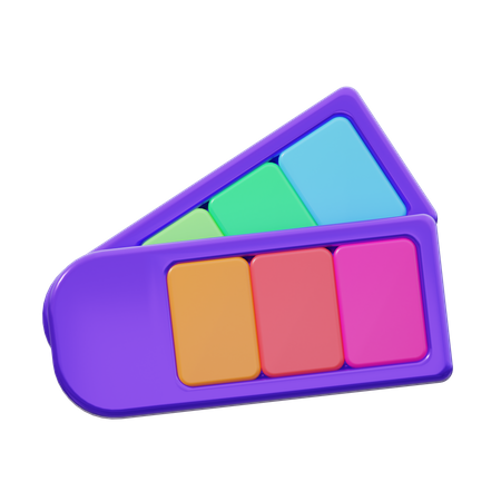 Color Palette  3D Icon