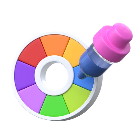 Color Palette  3D Icon