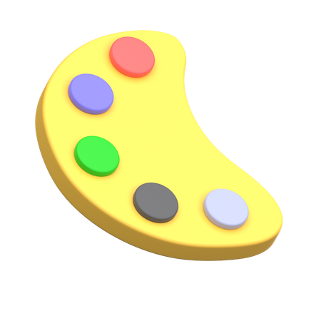 Color Palette  3D Icon