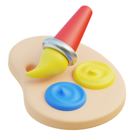 Color Palette  3D Icon