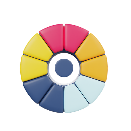 Color Palette  3D Icon