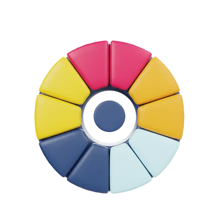 Color Palette  3D Icon