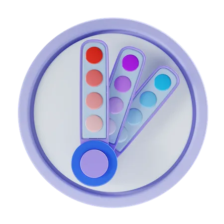 Color Palette  3D Icon