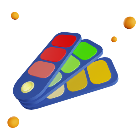 Color Palette  3D Icon