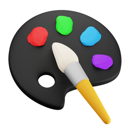 Color Palette  3D Icon