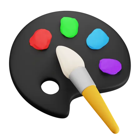 Color Palette  3D Icon