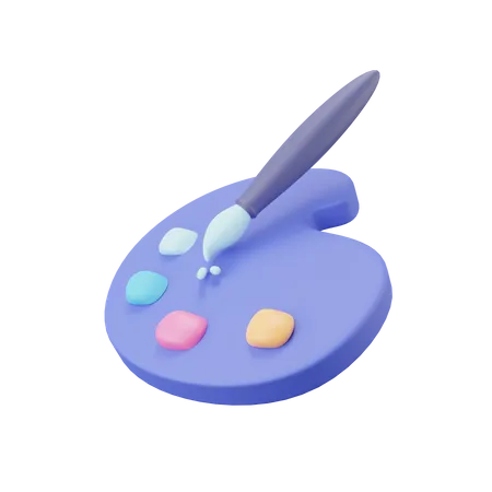 Color Palette  3D Icon