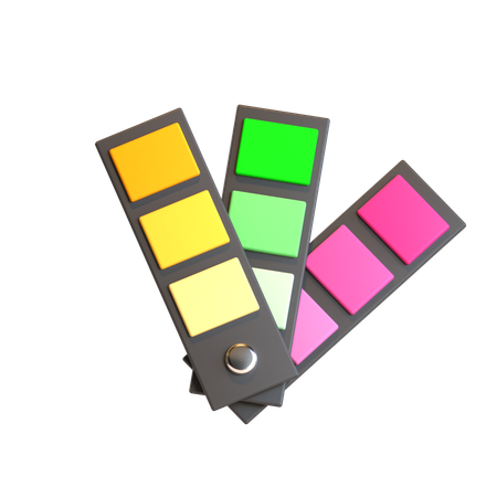 Color Palette  3D Icon