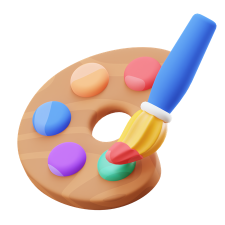 Color Palette  3D Icon