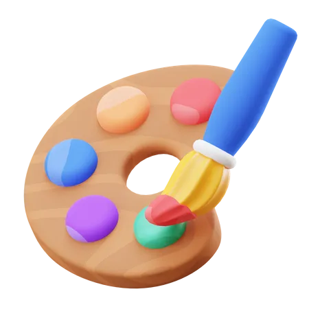 Color Palette  3D Icon