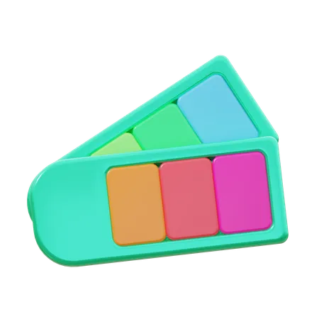 Color Palette  3D Icon