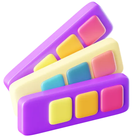 Color Palette  3D Icon